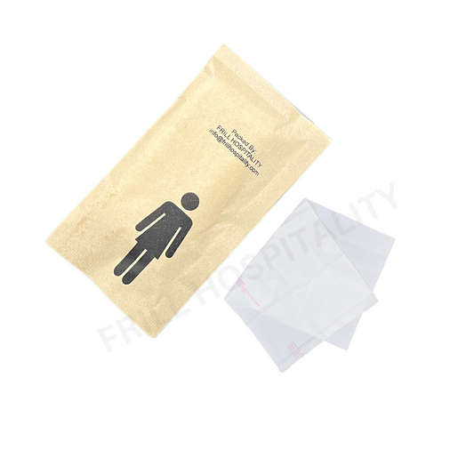 Hotel Disposal bag (Kraft Pouch packing - 100pc/case)