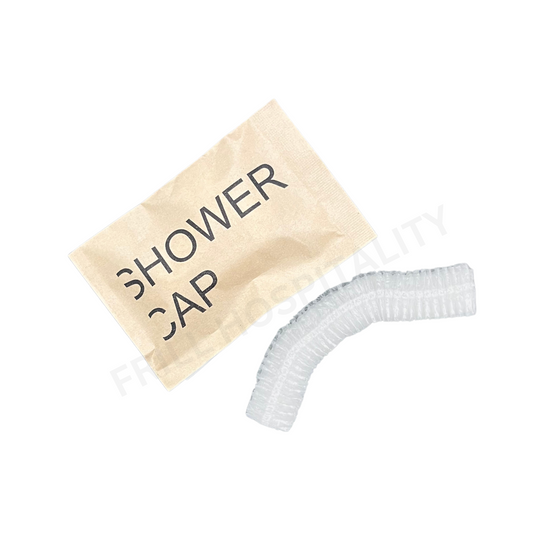 Hotel Shower cap(Kraft Pouch packing - 100pc/case)