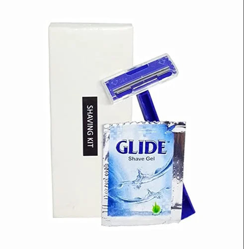 Hotel Shaving kit with Glide Shaving Razor (Box packing - 100pc/case)